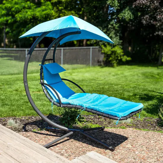 Ergonomic Hammock Chair (Steel Frame) – Premium Cushions & Pillows Included | Total Comfort