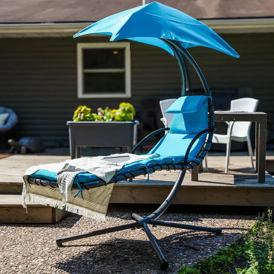 Ergonomic Hammock Chair (Steel Frame) – Premium Cushions & Pillows Included | Total Comfort
